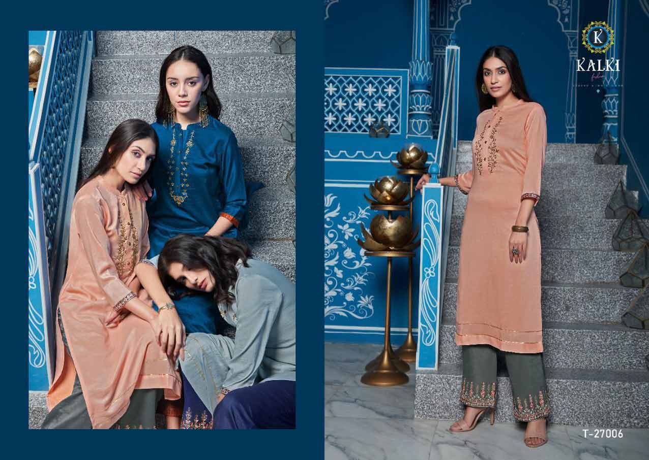 Kalki Tripling Vol-2 Cotton Viscose Kurti Sets Kalki Tripling Vol-2 Cotton Viscose Kurti Sets